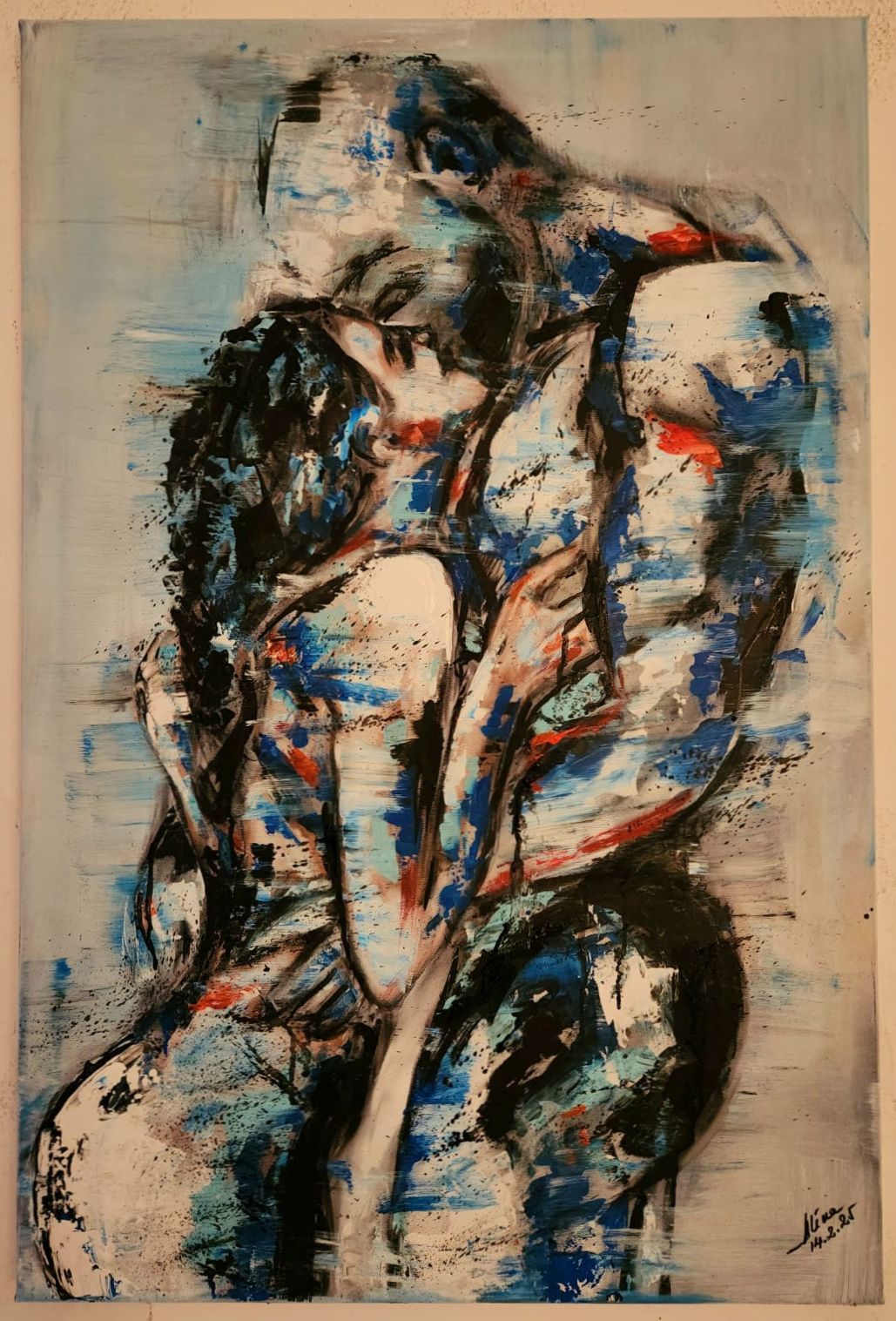 ArteDiAlina.com painting: So small in your arms